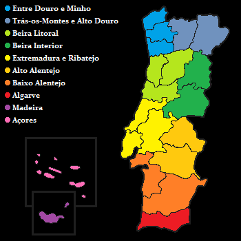 Portuguese Phenotype: Regional groups of Portugal