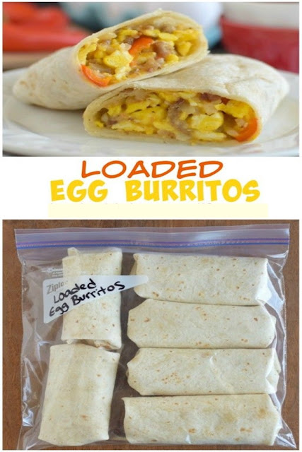 LOADED EGG BURRITOS LOADED EGG BURRITOS
