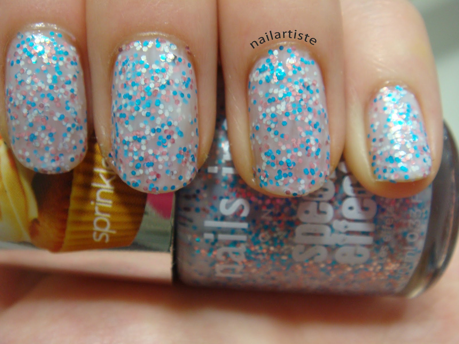 The Nail Artiste Nail Art Cinnamoroll Cupcake with Nails Inc Sweets Way