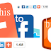 how to add an 'AddThis' button social bookmark sharing to blogger