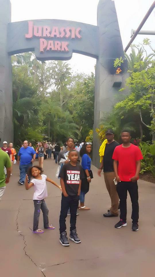 Ibinabo Fiberisima shares pics of Fiancee Uche&their kids @Disneyland