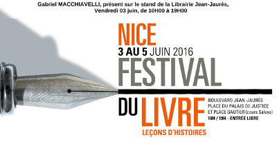Affiche du Festival du livre de Nice 2016