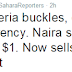 Nigeria secretly devalues the Naira?
