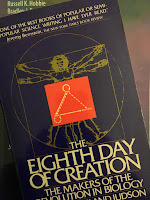 The Eighth Day of Creation, by Horace Freeland Judson, superimposed on Intermediate Physics for Medicine and Biology.