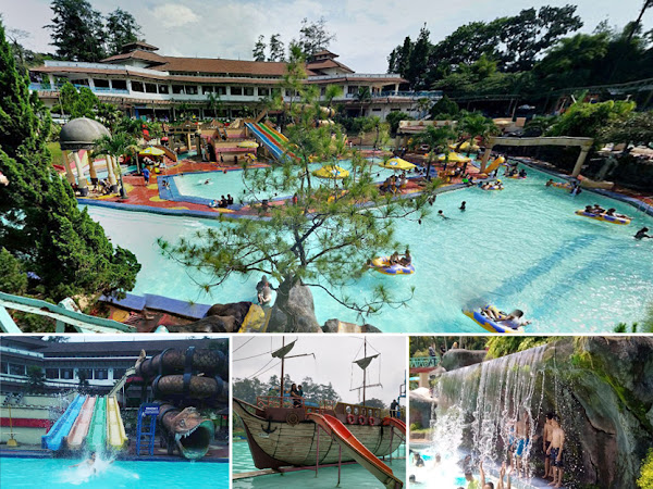 Kolam renang Karang Setra Waterland Bandung