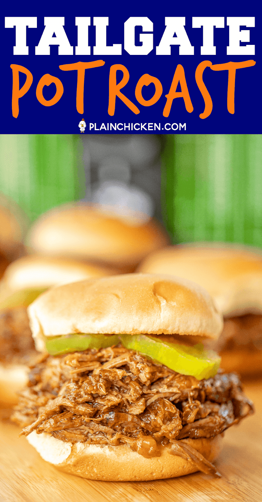 Tailgate Pot Roast Football Friday Plain Chicken®