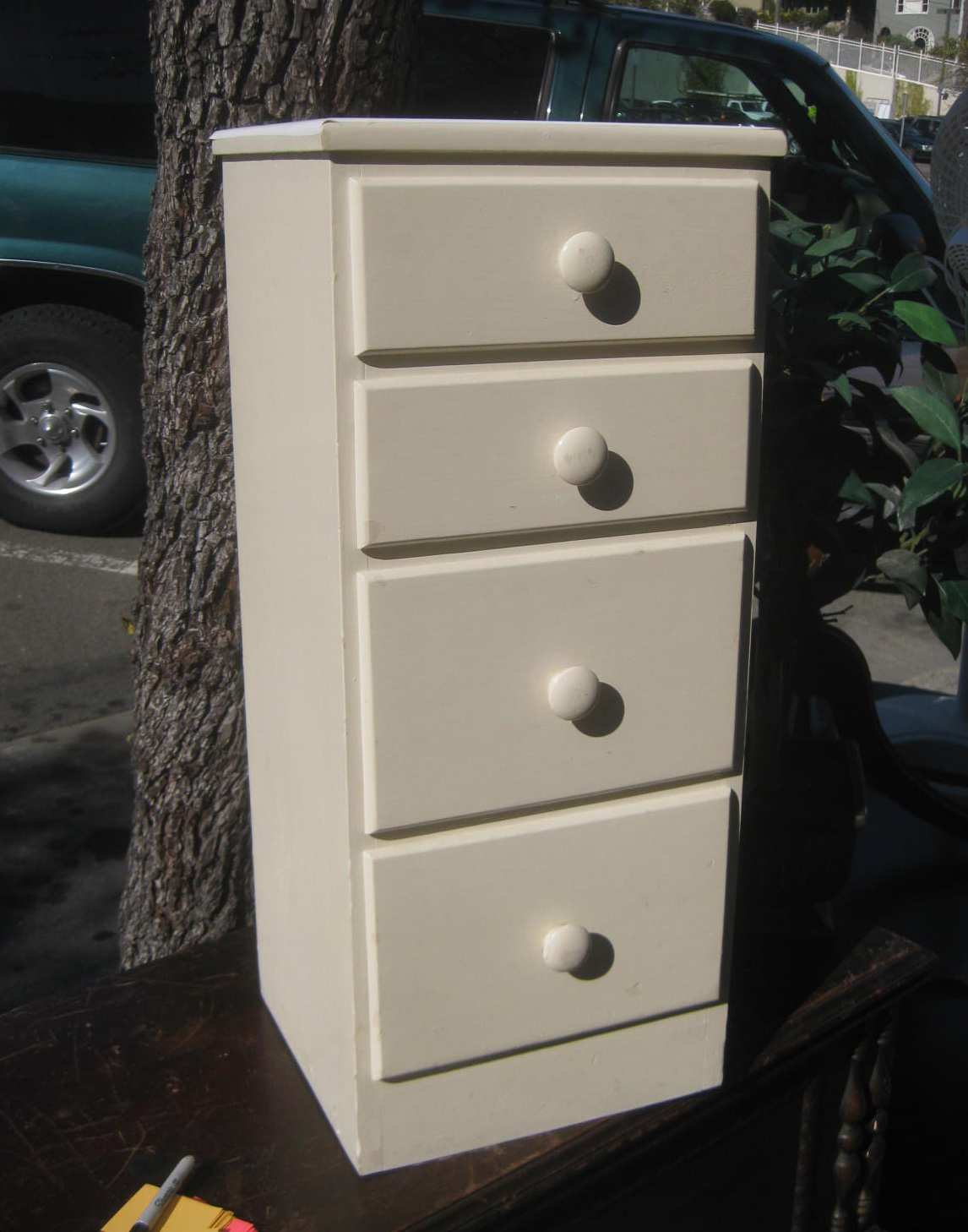 UHURU FURNITURE & COLLECTIBLES SOLD Small Wooden Chest of Drawers 30