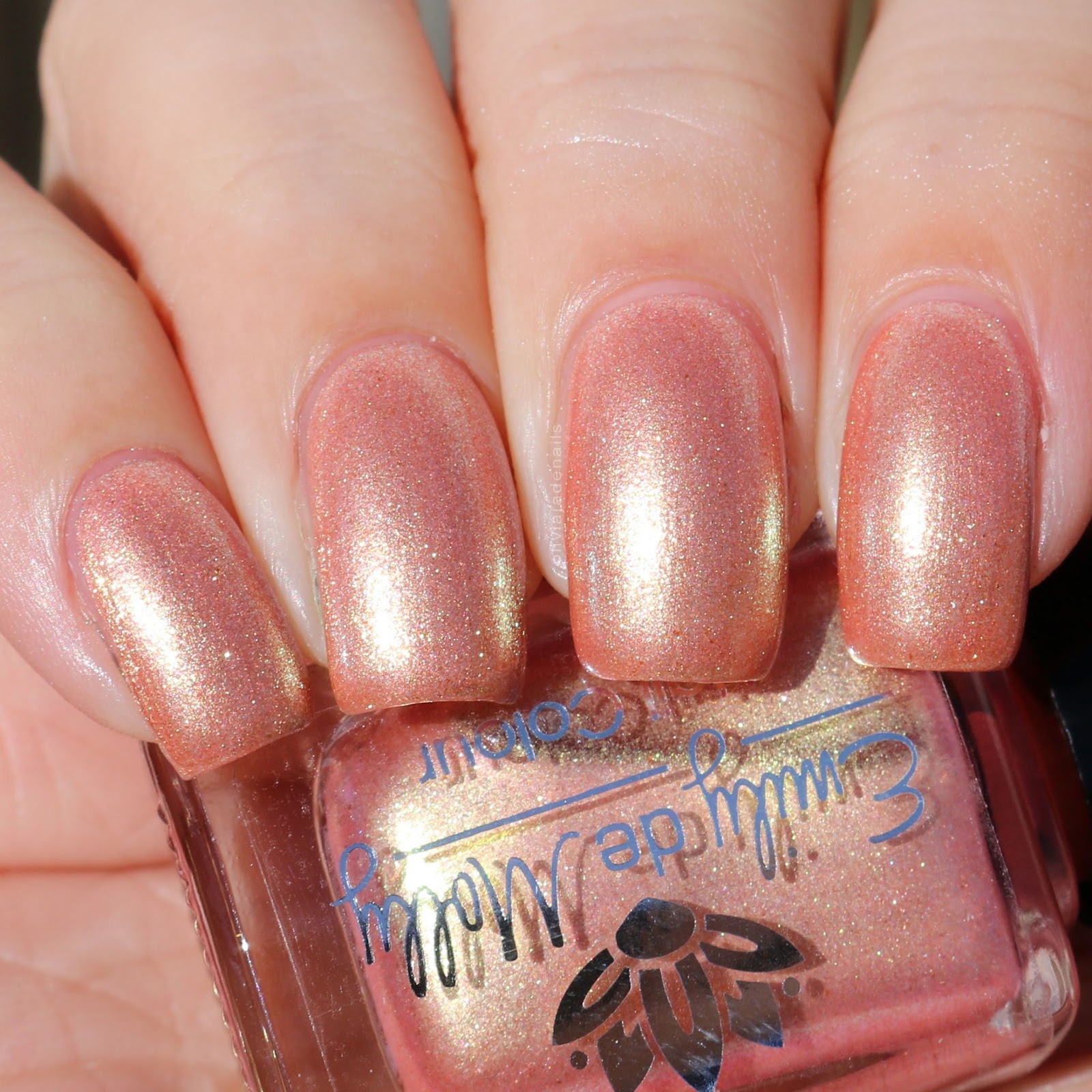 Emily de Molly Meet Me Halfway swatched by Olivia Jade Nails