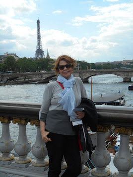Rio Sena ao fundo a Torre Eiffel