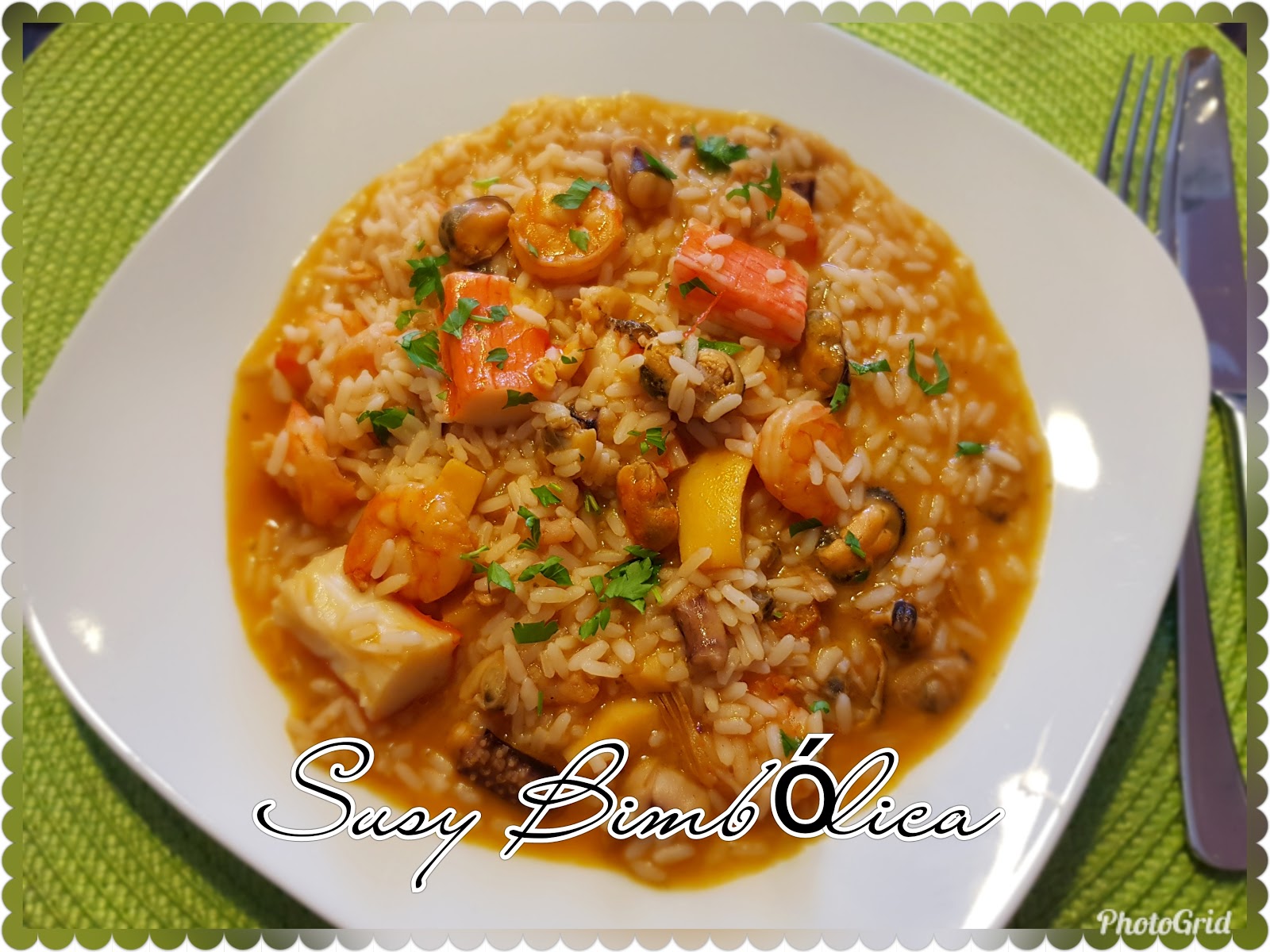 Susy Bimbólica Arroz de marisco dos pobres á moda da Susy