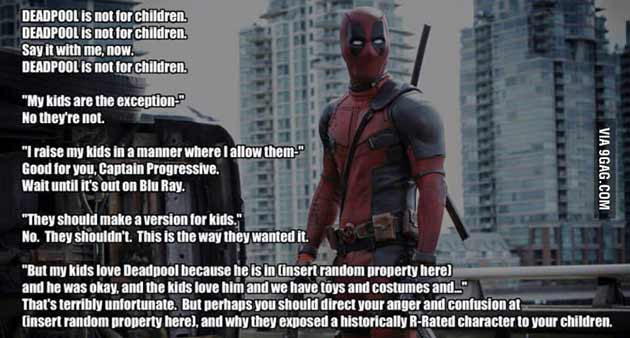 Deadpool bukan untuk anak-anak review film Deadpool
