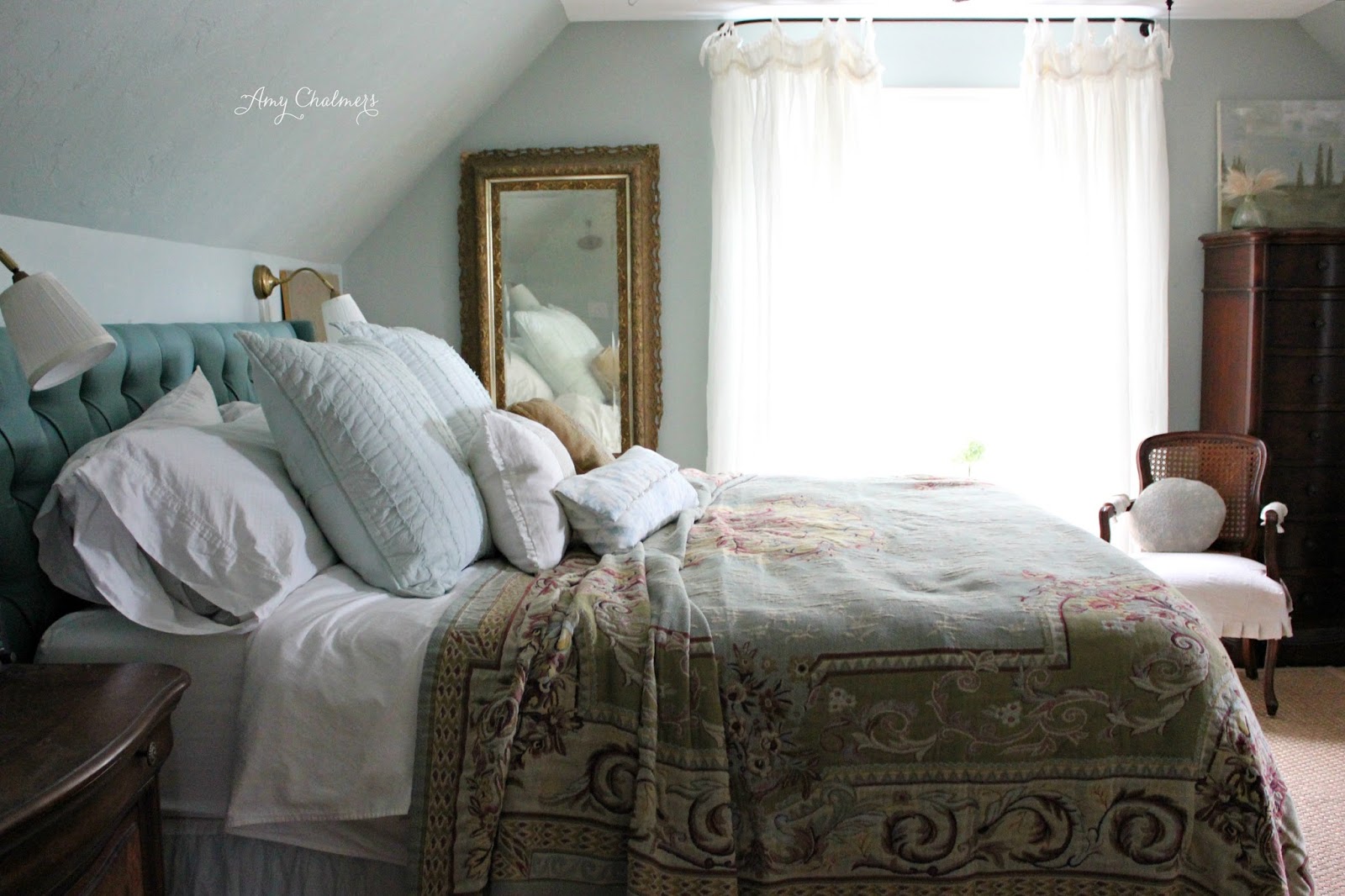 Maison Decor Luscious Linen Balloon Curtains for Master Bedroom