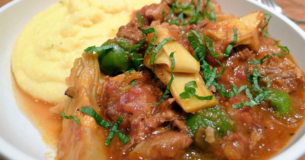 Culinary Adventures in London Slow Cooked Lamb, Artichoke & Olive Stew