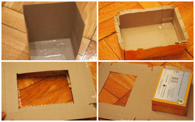 how to make tissue box and cereal box cowboy hat