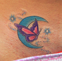 Moon Tattoo Designs Moon Tattoo Designs, Moon with Butterfly Tattoo Designs
