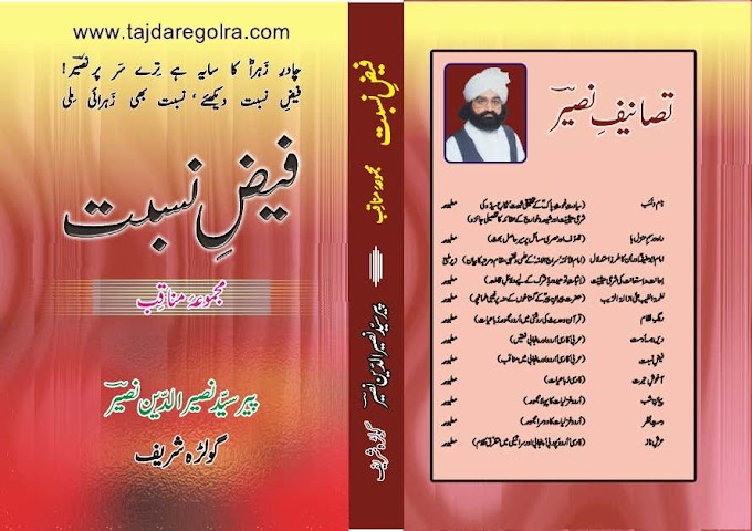 Faiz e Nisbat Book  By Peer Naseer Ud Deen Shah فیض نسبت  پیر نصیر الدین شاہ
