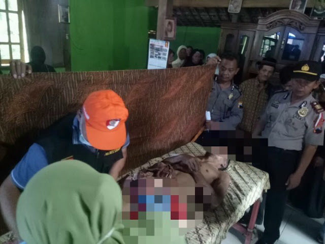 Mayat Pria Ditemukan Tergeletak di Persawahan Toyogo Sambungmacan