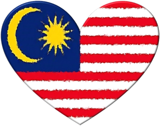 Cara Buat Bendera Malaysia Bentuk Hati Guna Microsoft Word | MUYMG