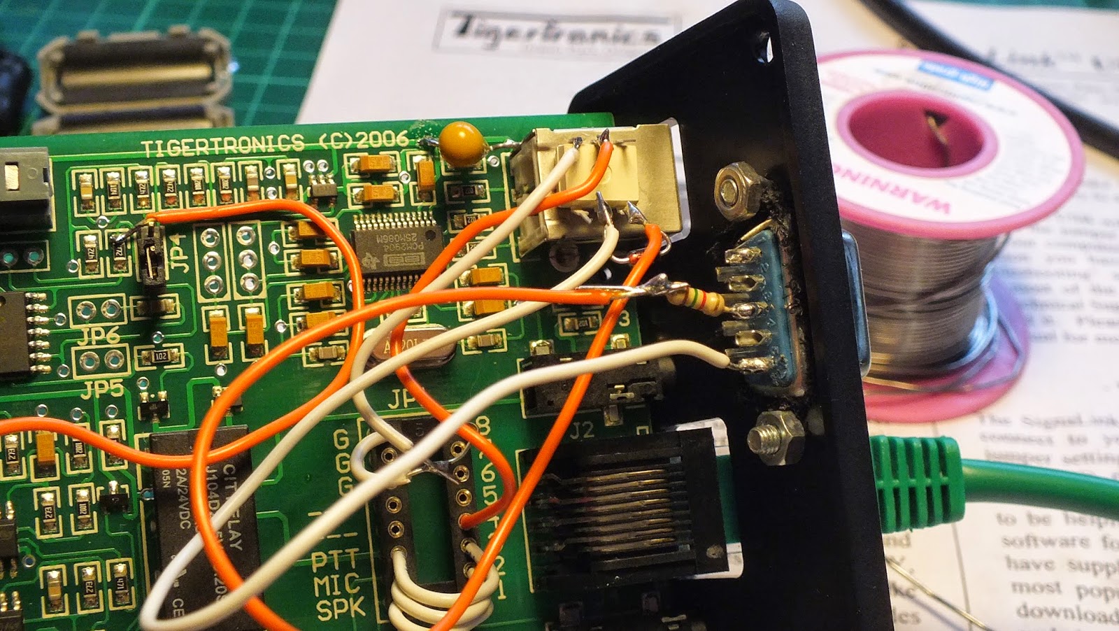 G0MGX In the Shack The Tigertronics Signalink USB