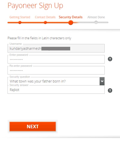How to Sign up Payoneer? with free MasterCard and $25 Bonus Security details on Payoneer