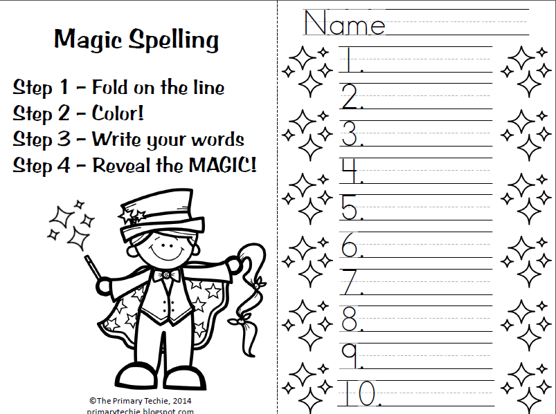The Primary Techie: Magic Spelling