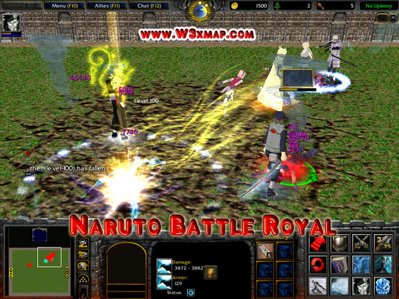 naruto battle royal v8.9 download map