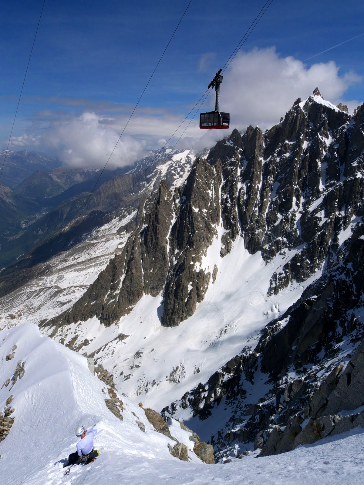 Chamonix Climbing and Skiing Conditions Mallory, Aiguille du Midi
