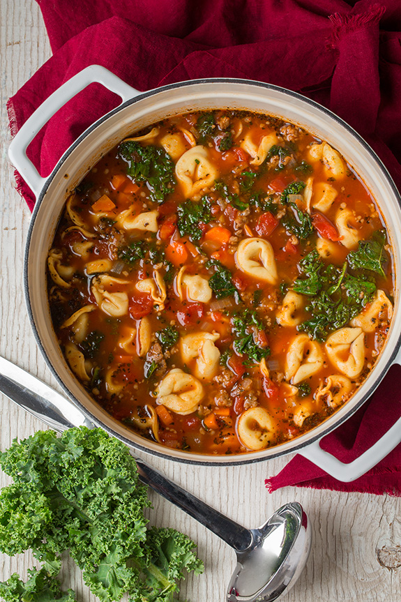 Italian Sausage, Kale and Tortellini Soup Recipe My Favorite Recipes