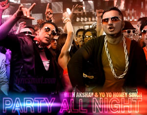 Party All Night - Boss Song starring Honey Singh & Akshay Kumar
