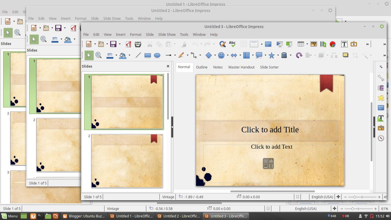 LibreOffice Impress: Change Default Template Pertaining To Open Office Presentation Templates