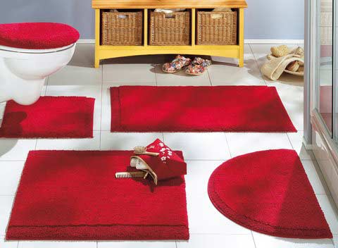 Fashionable bathroom rug sets and bath mats 2018