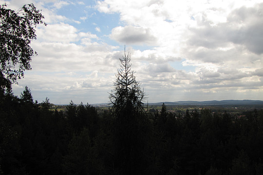 Panorama z Cisowskiej.