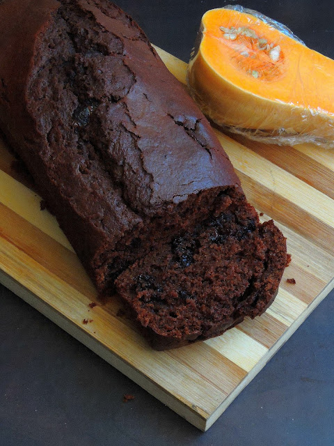 Butternutsquash Chocolate cake, Chocolate cake with butternut squash
