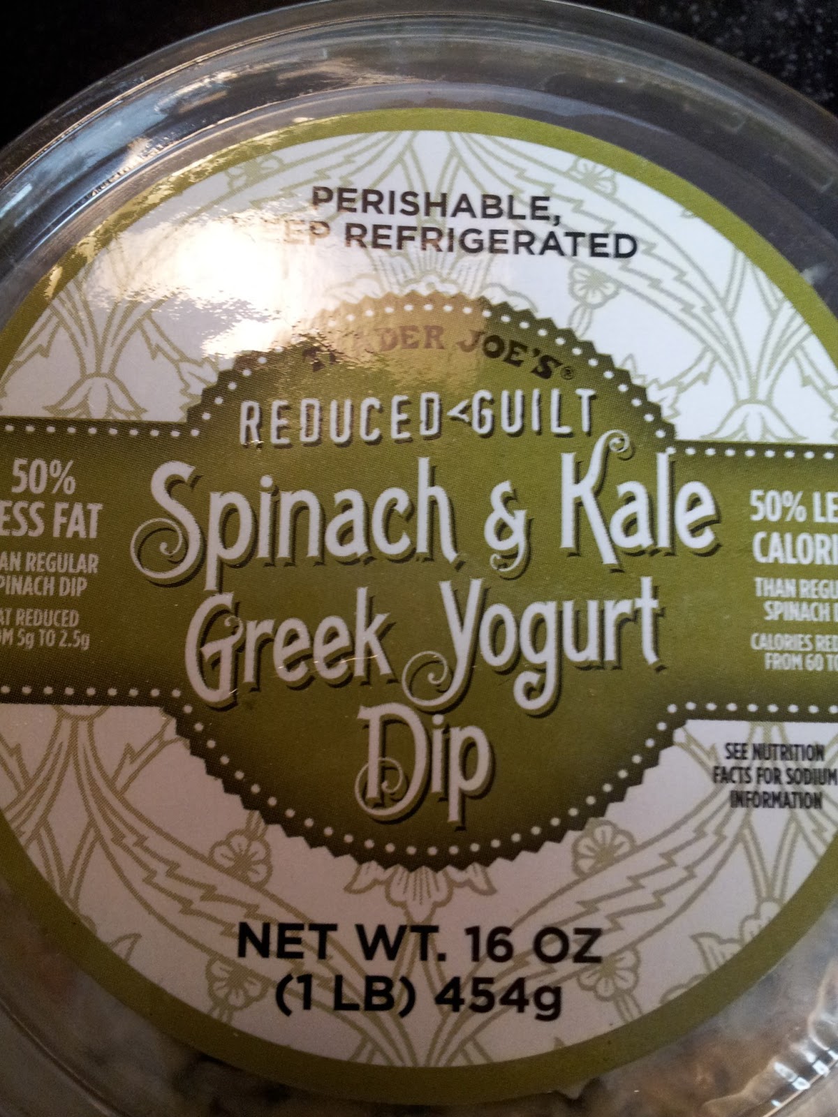 deLIGHTful decisions Snack Time Trader Joe's Spinach & Kale Greek
