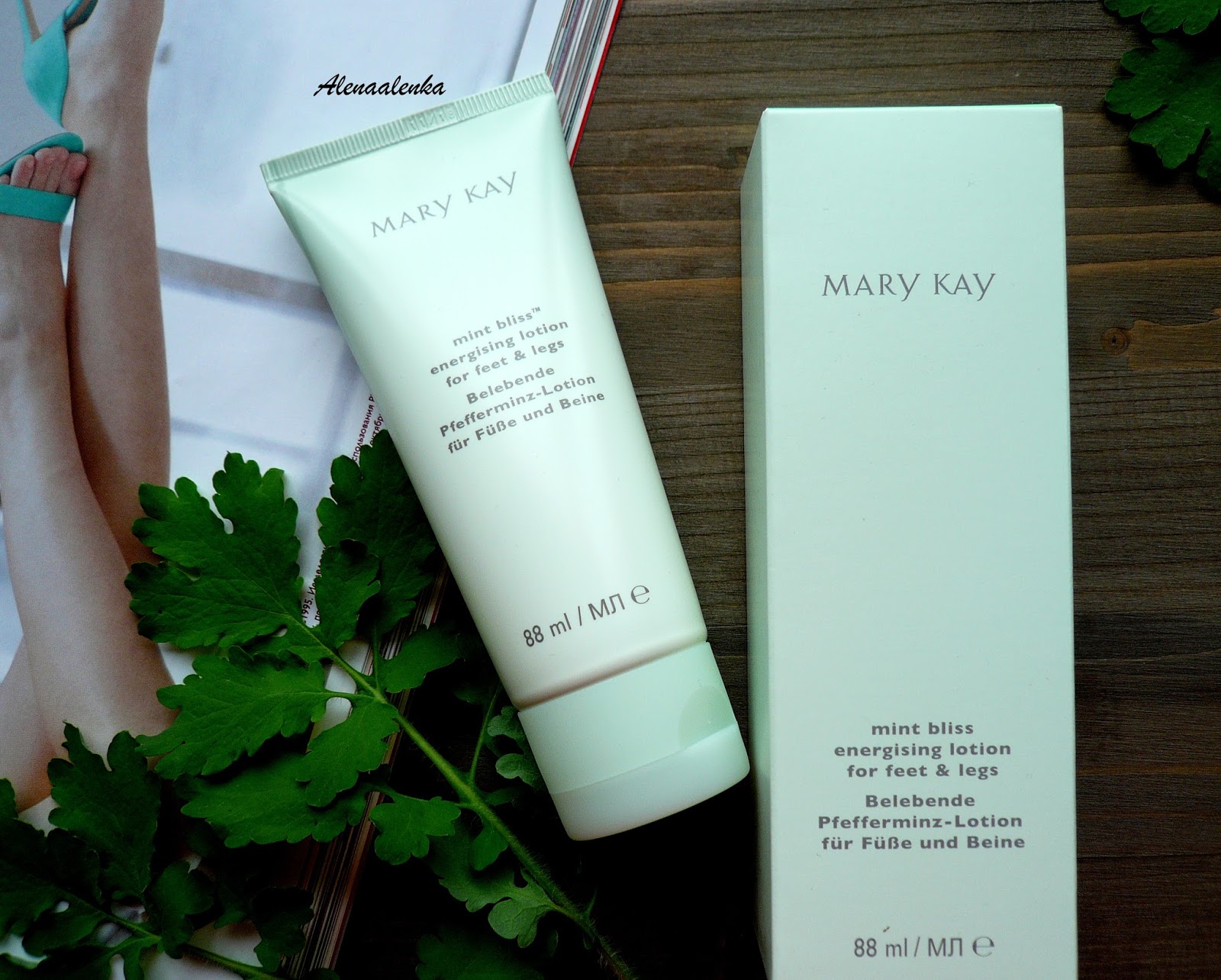 Mary Kay Mint Bliss Energising Lotion For Feet & Legs \ Мятный бодрящий ...