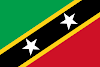Logo Gambar Bendera Negara Saint Kitts dan Nevis PNG JPG ukuran 100 px