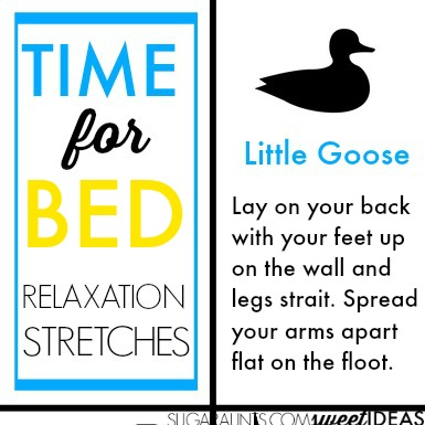 Try these bedtime relaxation stretches for kids to help with bedtime routines.