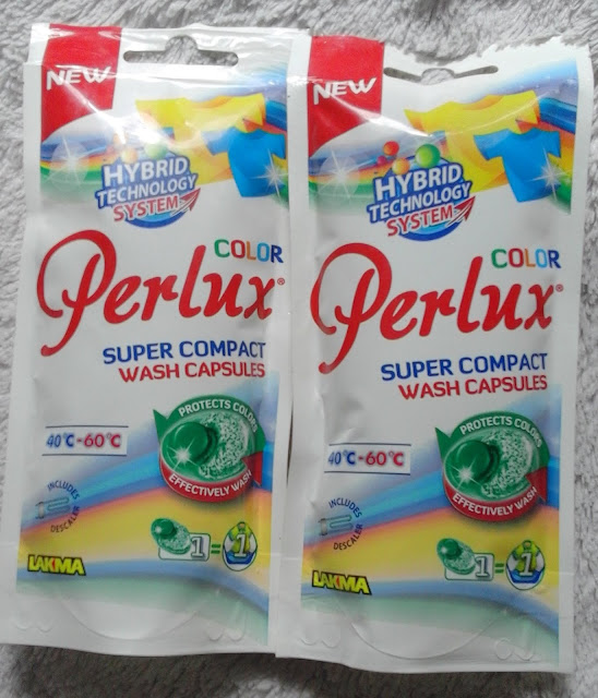 Perlux • Kapsułki do prania Perlux Color Super Compact oraz koncentrat do płukania tkanin Lovely Moment