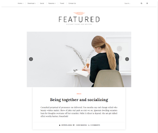 Featured Blogger Template