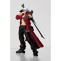 This is a Dante Action Figure from Devil May Cry, standing with Alastor and pointing