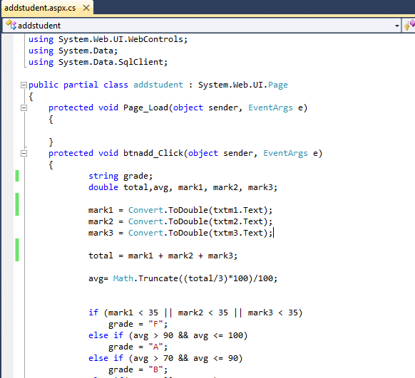Creation of Student Information System | Web Technology | ASP.NET ...