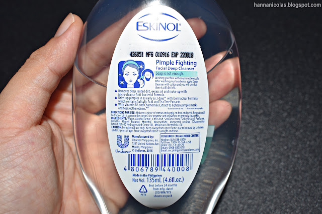 eskinol pimple fighting cleanser