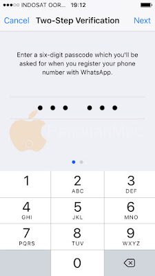 Cara Mengaktifkan Two-Step Verification WhatsApp di iPhone