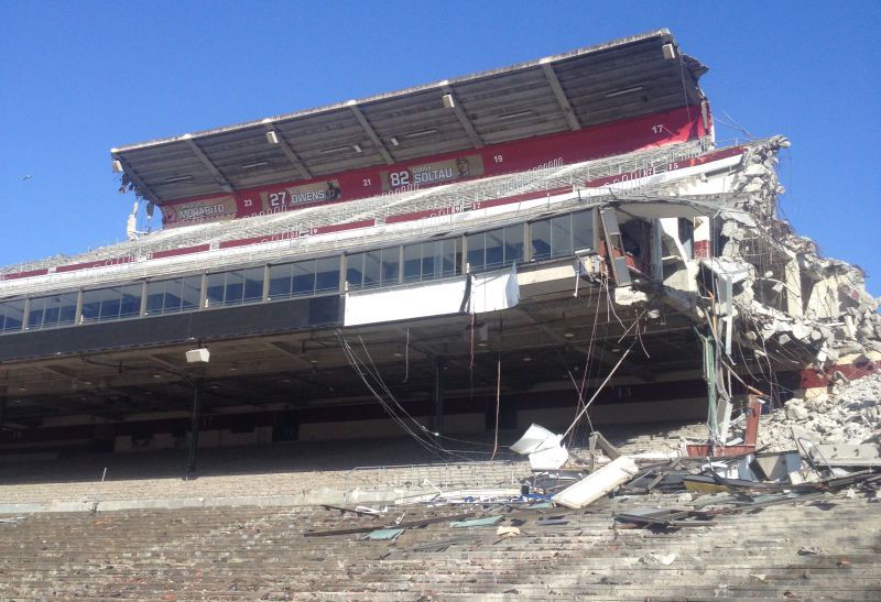 Candlestick Park Demolition 49ers - candlestick park demolition