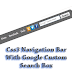 Css3 Navigation Bar With Google Custom Search Box 