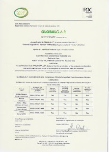 Certificado GlobalGap 2016
