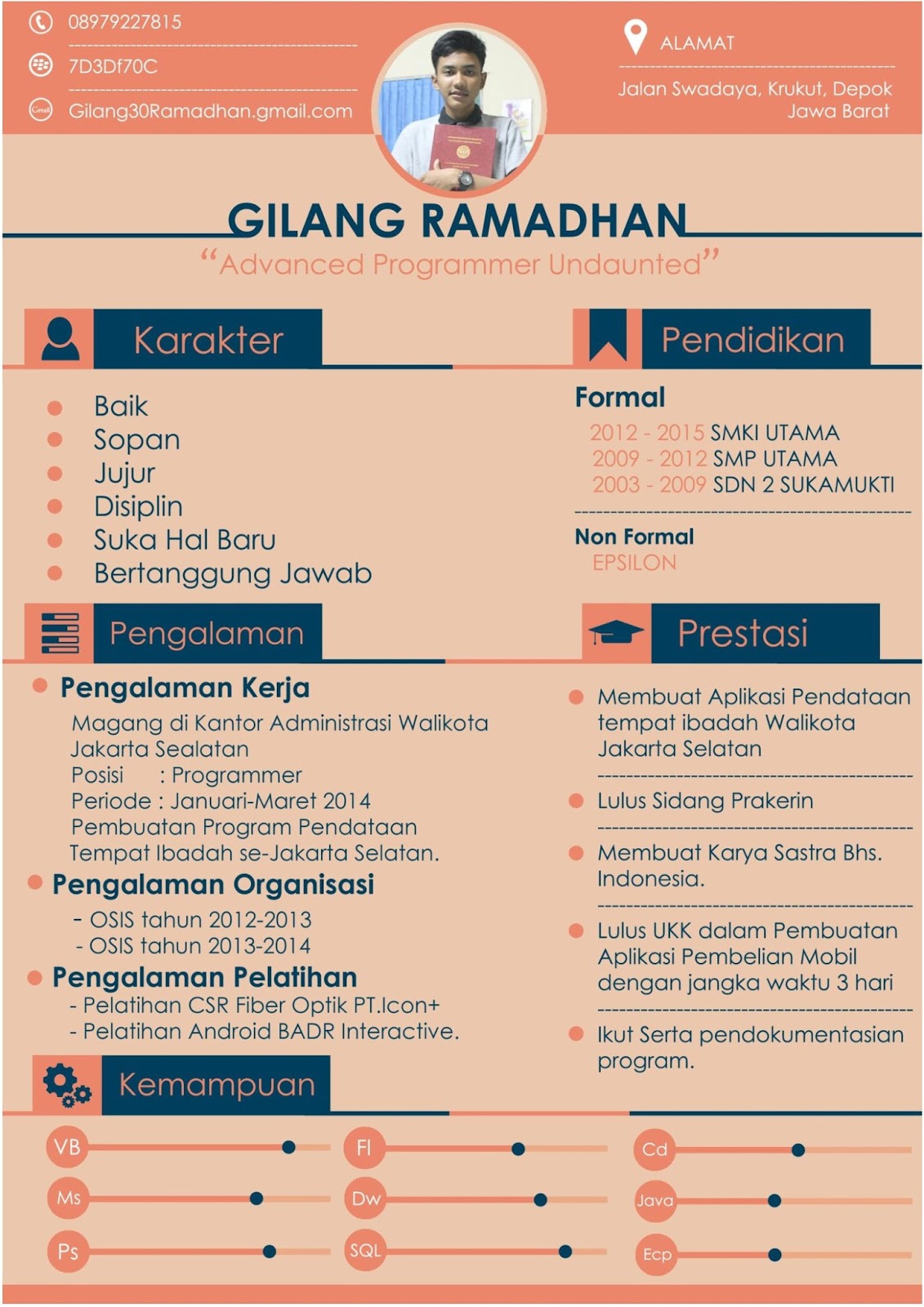 Contoh membuat cv yang baik ben jobs