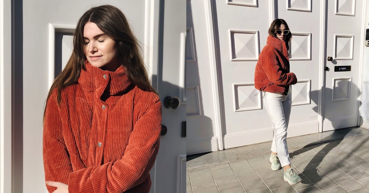 cord puffer jacket primark