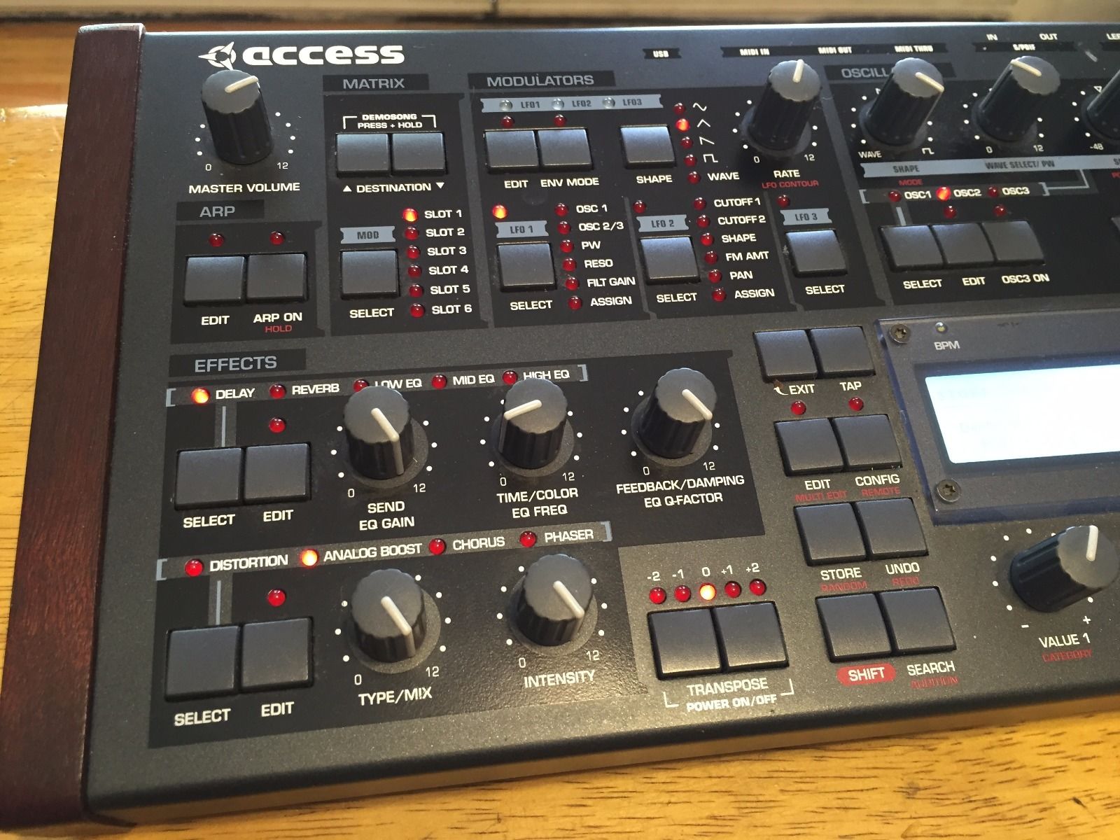 MATRIXSYNTH Access Virus TI Synthesizer Desktop Module