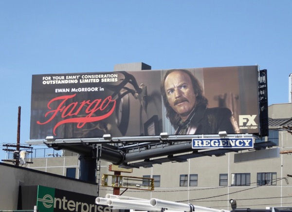 Fargo season 3 Emmy consideration billboard Olympic Boulevard Fargo season 3 Emmy FYC billboard